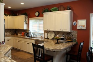 Stain or paint kitchen cabinets
