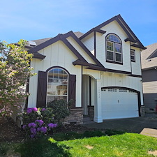 Exterior House Painting Transformation in Beaverton, Oregon: From Taupe to Bright White